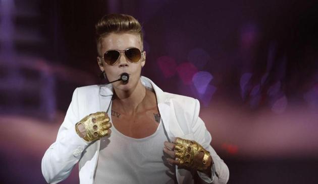 Justin Bieber will enthrall thousands of fans in Mumbai on May 10(HT Photo)