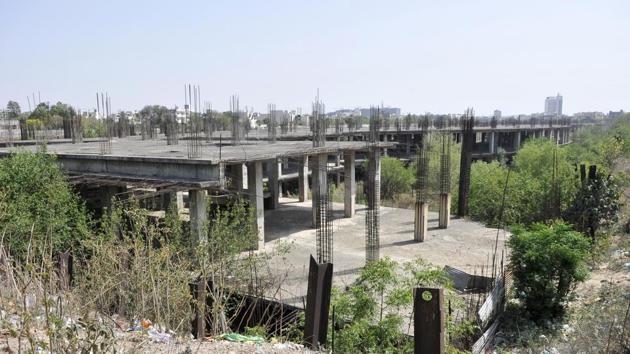 The project started in 2003 and was stalled in 2007. (HT Photo) The project started in 2003 and was stalled in 2007. (HT Photo)
