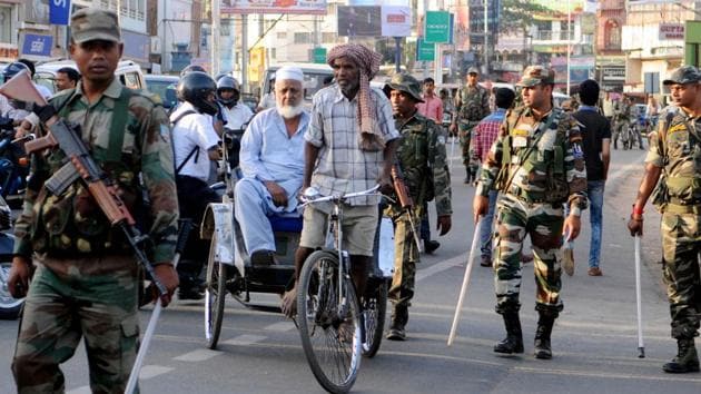 Prohibitory orders under section 144 have been clamped following communal violence in Jharkhand’s Chaibasa.(HT File Photo for representational purpose)