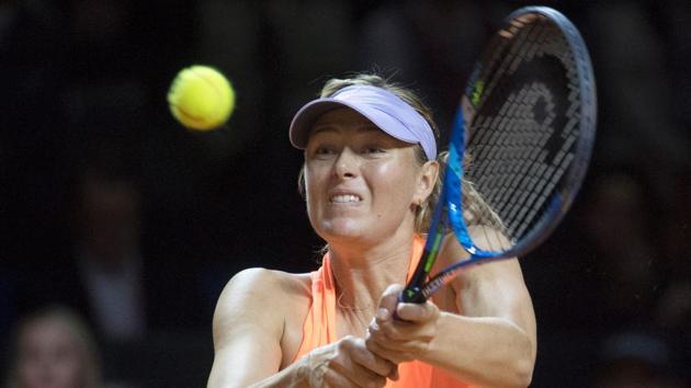 Maria Sharapova crashes out of Madrid Open after losing to Eugenie Bouchard. (AFP) Maria Sharapova crashes out of Madrid Open after losing to Eugenie Bouchard. (AFP)
