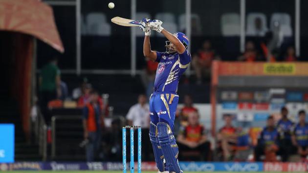 With Mumbai Indians in trouble, captain Rohit Sharma took the charge upon himself as he anchored the innings thereon. (BCCI)