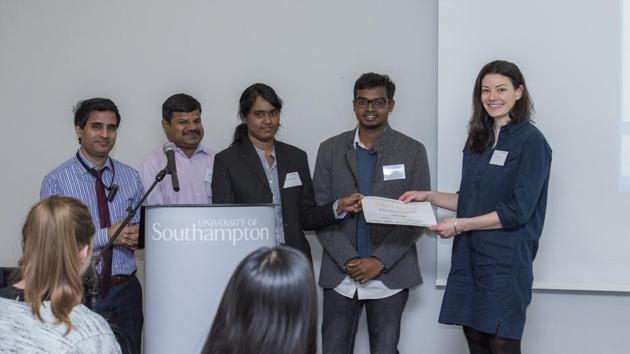 Students of Chennai-based Loyola Institute of Business Administration have won the third spot in the recently held UK-India Social Innovation Challenge 2017 for their project that can provide clean water to villages affected by fluoride contamination. (handout image) Students of Chennai-based Loyola Institute of Business Administration have won the third spot in the recently held UK-India Social Innovation Challenge 2017 for their project that can provide clean water to villages affected by fluoride contamination. (handout image)
