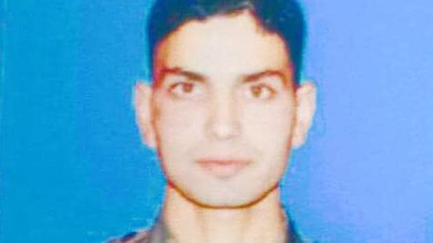 The bullet-riddled body of army officer Lt Ummer Fayaz was found in south Kashmir’s Shopian.(Indian Army)
