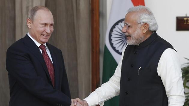 Russia and India on Wednesday agreed to take forward collaborative projects in a range of sectors, including nuclear energy and joint projects in third countries (Reuters File Photo) Russia and India on Wednesday agreed to take forward collaborative projects in a range of sectors, including nuclear energy and joint projects in third countries (Reuters File Photo)