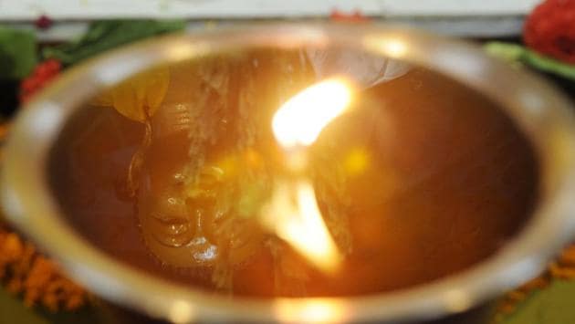 Buddha Purnima is a major festival celebrated with great fervour in countries like India,  Nepal, Bhutan, Burma, Thailand, Tibet, China, Korea, Laos, Vietnam, Mongolia, Cambodia, Singapore and Indonesia. (Samir Jana/HT PHOTO) 
