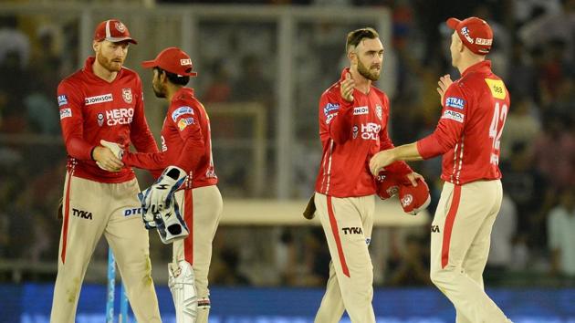 Kings XI Punjab have kept their play-off hopes alive after beating Kolkata Knight Riders but they must hope that they win their remaining games and that Sunrisers Hyderabad lose their last match.(AFP)