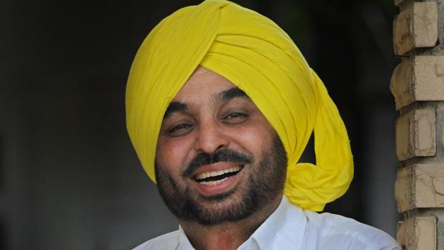 Punjab Aam Aadmi Party (AAP) president and Sangrur MP Bhagwant Mann (HT File Photo) Punjab Aam Aadmi Party (AAP) president and Sangrur MP Bhagwant Mann (HT File Photo)