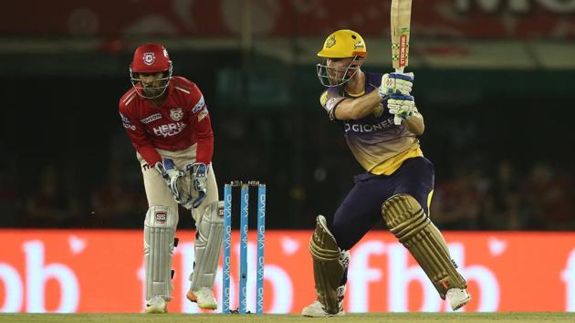 But opener Chris Lynn was in his elements as the anchored the innings for Kolkata Knight Riders. (BCCI) But opener Chris Lynn was in his elements as the anchored the innings for Kolkata Knight Riders. (BCCI)