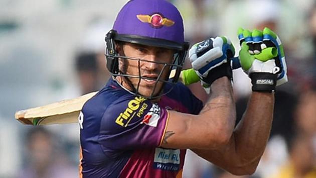 Rising Pune Supergiant’s Faf Du Plessis has played just two matches for his team this season.(IPL)