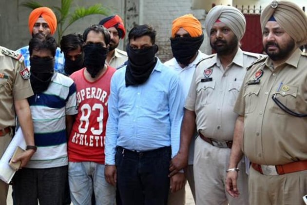 Gurkewal Singh was arrested on May 5 along with a head constable and their four accomplices for robbing a private firm employee of Rs 20 lakh last month(HT Photo)