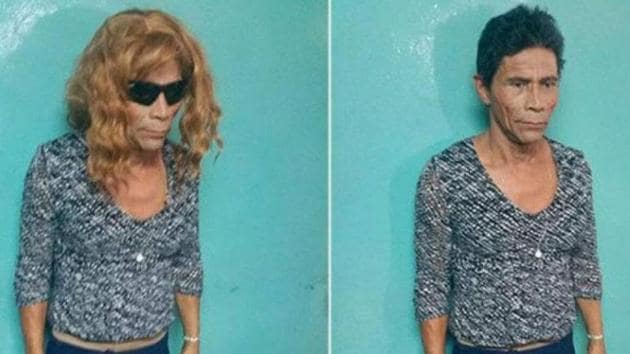 Image of murder convict Francisco Herrera Argueta, who tried to escape from prison disguised as a woman, released by Honduras Police. (Courtesy Honduras Police) Image of murder convict Francisco Herrera Argueta, who tried to escape from prison disguised as a woman, released by Honduras Police. (Courtesy Honduras Police)