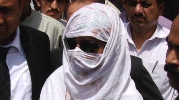 Screengrab from video footage of Uzma, who says she was forcibly married to a Pakistani man, talking to reporters after she appeared in a judicial magistrate’s court in Islamabad on May 8. (Twitter) Screengrab from video footage of Uzma, who says she was forcibly married to a Pakistani man, talking to reporters after she appeared in a judicial magistrate’s court in Islamabad on May 8. (Twitter)