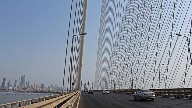 The bridge comprises 424 cables. (Satyabrata Tripathy/HT PHOTO)