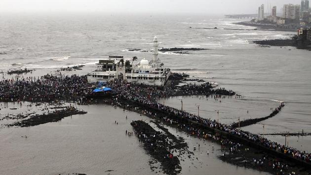 Recently, women were allowed to enter the shrine.. (Kunal Patil /HT Photo) 