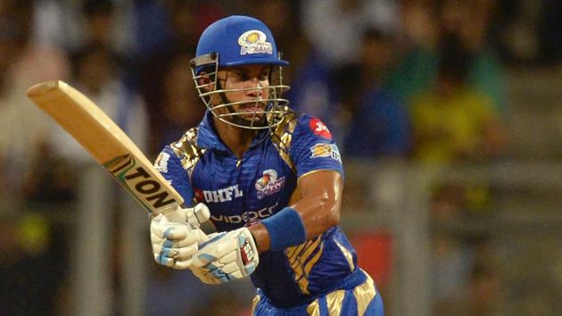 Mumbai Indians’ Lendl Simmons in action against Kings XI Punjab in an Indian Premier League (IPL) 2017 match. (AFP) Mumbai Indians’ Lendl Simmons in action against Kings XI Punjab in an Indian Premier League (IPL) 2017 match. (AFP)