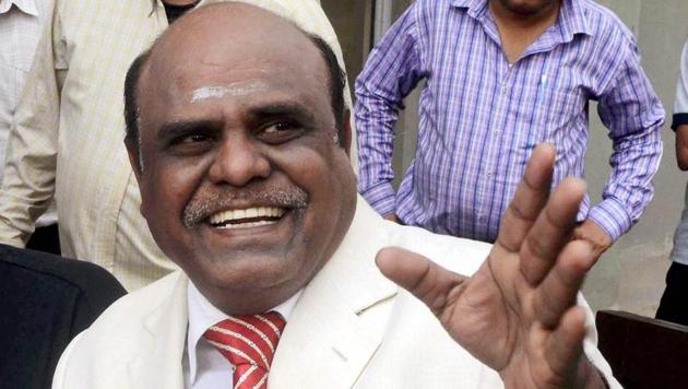 Justice CS Karnan is the first sitting high court judge to be convicted of contempt.(PTI file)