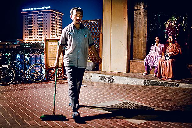 Tough life: Workers from the Indian subcontinent in Dubai, UAE.(Ghaith Abdul Ahad/Getty Images)