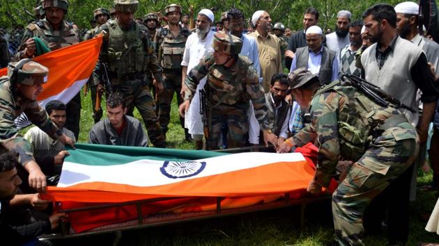 The kidnapping and deliberate killing of Lt Ummer Fayaz is also a political watershed moment that New Delhi must seize. (Waseem Andrabi/ Hindustan Times) The kidnapping and deliberate killing of Lt Ummer Fayaz is also a political watershed moment that New Delhi must seize. (Waseem Andrabi/ Hindustan Times)