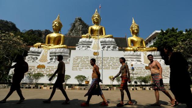 Wat Thamkrabok, 140 km (87 miles) north of Bangkok, has treated more than 110,000 people since it started its programme in 1959. (Jorge Silva / Reuters) Wat Thamkrabok, 140 km (87 miles) north of Bangkok, has treated more than 110,000 people since it started its programme in 1959. (Jorge Silva / Reuters)