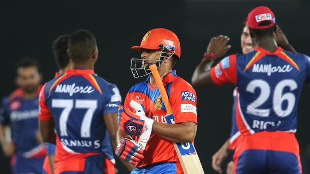 Raina himself departed after scoring just six runs. (BCCI) Raina himself departed after scoring just six runs. (BCCI)