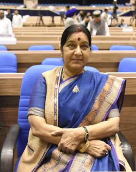 Odisha CM Naveen Patnaik asked Sushma Swaraj to intervene for rescuing Indian workers allegedly held in Saudi Arabia. (Sonu Mehta/HT File Photo)