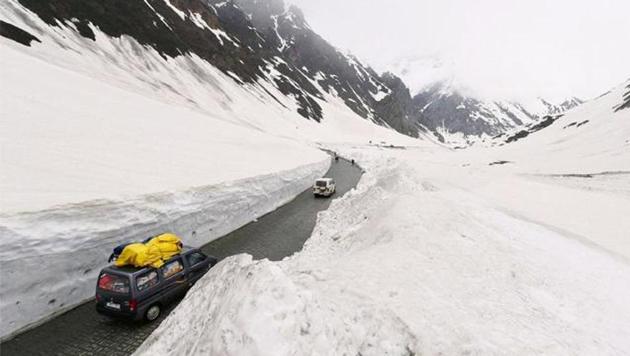 The highway was jointly thrown open for the traffic by Lieutenant General J S Sandhu, General-Officer-Commanding of the Srinagar-based 15 Corps and Lieutenant General P J S Pannu, GOC of the Leh-based 14 Corps, in Zojila. (PTI File Photo) The highway was jointly thrown open for the traffic by Lieutenant General J S Sandhu, General-Officer-Commanding of the Srinagar-based 15 Corps and Lieutenant General P J S Pannu, GOC of the Leh-based 14 Corps, in Zojila. (PTI File Photo)