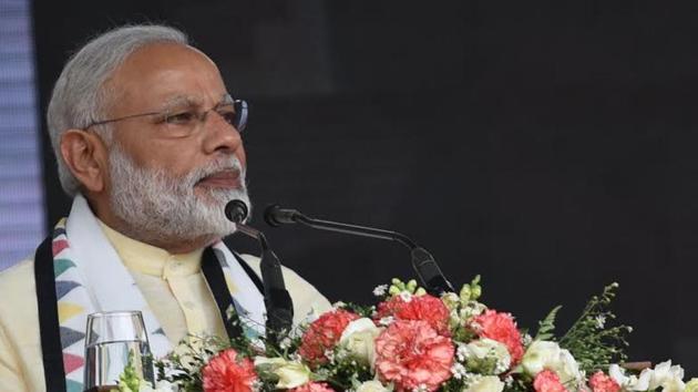 Prime Minister Narendra Modi at a public rally in Dickoya. (Twitter/ PIB India) Prime Minister Narendra Modi at a public rally in Dickoya. (Twitter/ PIB India)
