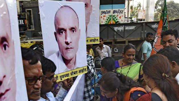 India approached the ICJ on Tuesday and obtained a stay on the execution of Kulbhushan Jadhav, a former naval officer. (Vijayanand Gupta/HT Photo) India approached the ICJ on Tuesday and obtained a stay on the execution of Kulbhushan Jadhav, a former naval officer. (Vijayanand Gupta/HT Photo)