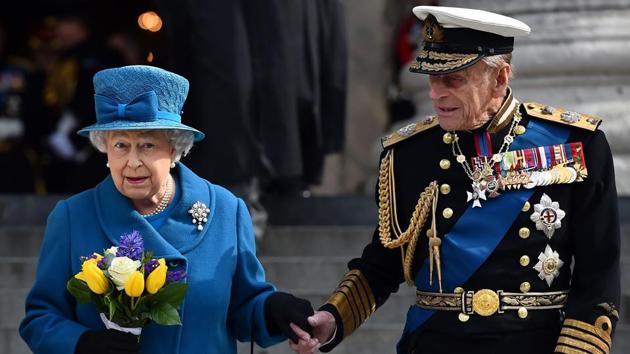 Britain's Queen Elizabeth II (L) and Britain's Prince Philip, Duke of Edinburgh, leaving St Paul's Cathedral, London. (File photo) (AFP) Britain's Queen Elizabeth II (L) and Britain's Prince Philip, Duke of Edinburgh, leaving St Paul's Cathedral, London. (File photo) (AFP)