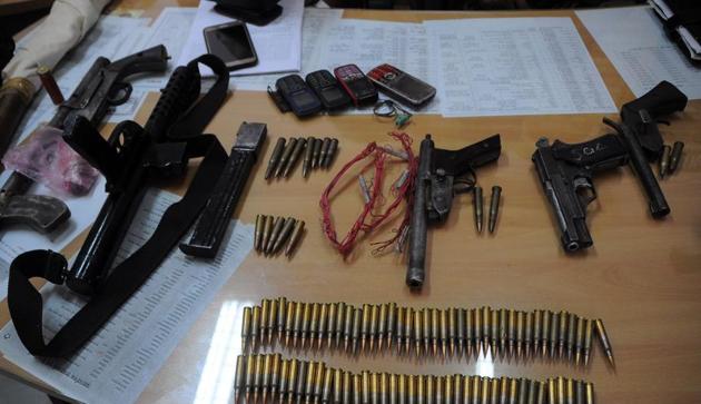 A joint team of Muzaffarpur police and Sashstra Seema Bal recovered firearms, explosives and Maoist literature from the arrested persons. (File photo) A joint team of Muzaffarpur police and Sashstra Seema Bal recovered firearms, explosives and Maoist literature from the arrested persons. (File photo)