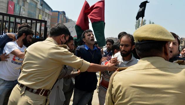 Kashmir has been on the boil for months now with civilians clashing with security officials. (AFP File Photo) Kashmir has been on the boil for months now with civilians clashing with security officials. (AFP File Photo)
