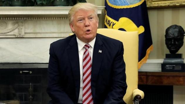 US President Donald Trump speaks to reporters at the White House in Washington on May 10. (Reuters) US President Donald Trump speaks to reporters at the White House in Washington on May 10. (Reuters)