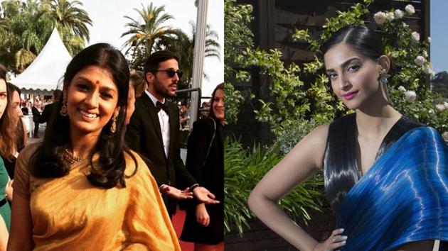 The sari has made its presence felt on the Cannes red carpet. The sari has made its presence felt on the Cannes red carpet.