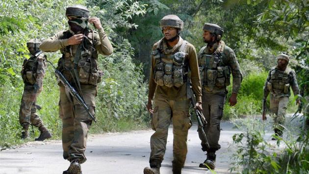Several areas of south Kashmir, including Pulwama, Kulgam and Shopian, have been witnessing repeated militant attacks on security forces in the recent months.(PTI File Photo) Several areas of south Kashmir, including Pulwama, Kulgam and Shopian, have been witnessing repeated militant attacks on security forces in the recent months.(PTI File Photo)