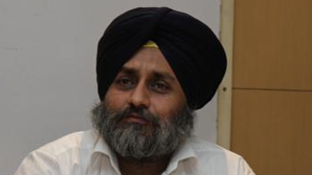 Shiromani Akali Dal president Sukhbir Singh Badal (HT File Photo) Shiromani Akali Dal president Sukhbir Singh Badal (HT File Photo)