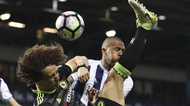 While Chelsea might have sealed the title with two matches to go, the match against West Bromwich Albion was not an easy affair and the 1-0 scoreline stands testament to that. In fact, the match as a whole reflects the journey of Chelsea through the season, enduring many tight encounters and fights. (AP)