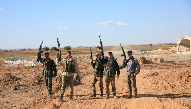 The Jarrah airbase had been under IS control since January 2014, when the jihadists seized it from rebels who had captured it a year earlier. (AFP File Photo) The Jarrah airbase had been under IS control since January 2014, when the jihadists seized it from rebels who had captured it a year earlier. (AFP File Photo)