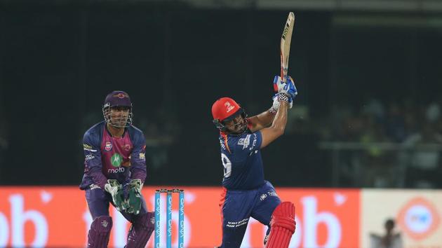 Karun scored 64, and combined with Rishabh Pant, who scored 36, to take DD to a competitive total of 168/8. (BCCI) 