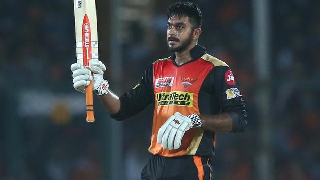 Vijay Shankar gave amle support to Warner and also scored his maiden IPL half-century. (BCCI)