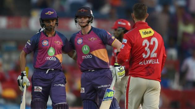 Rising Pune Supergiant thrashed Kings XI Punjab by 9 wickets in Pune on Sunday to reach the IPL 2017 playoffs.(AFP)