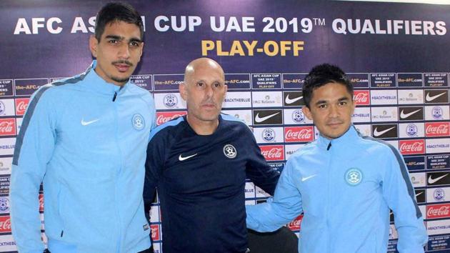 Sunil Chhetri (right) is India’s leading striker and is a crucial cog in the wheel in Stephen Constantine-coached national football team. (PTI) Sunil Chhetri (right) is India’s leading striker and is a crucial cog in the wheel in Stephen Constantine-coached national football team. (PTI)