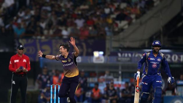 Trent Boult removed Lendl Simmons for a 0 as KKR made a great start. (BCCI)