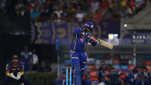 Saurabh Tiwary showed great application and he tried to rebuild for Mumbai Indians along with skipper Rohit Sharma. (BCCI)