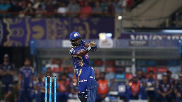 Ambati Rayudu blasted his 14th fifty and his 37-ball 63 helped Mumbai Indians finish on 174/8 on a tricky surface. (BCCI)