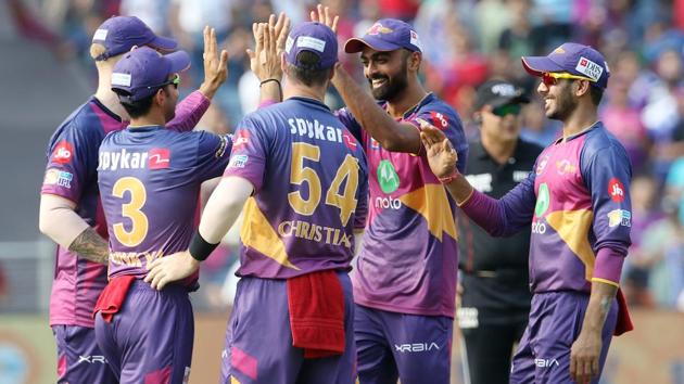 Rising Pune Supergiant bowled so well that they took only 15.5 overs to bundle out Kings XI Punjab for their lowest score (73) in the history of IPL. (BCCI) Rising Pune Supergiant bowled so well that they took only 15.5 overs to bundle out Kings XI Punjab for their lowest score (73) in the history of IPL. (BCCI)