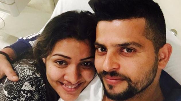 Suresh Raina and wife Priyanka have announced the launch of Gracia Raina Foundation, named after their daughter, that is aimed at helping underprivileged mothers in the country(Twitter)