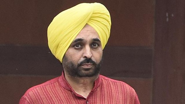 Aam Aadmi Party’s Punjab unit president Bhagwant Mann. (HT File Photo) Aam Aadmi Party’s Punjab unit president Bhagwant Mann. (HT File Photo)