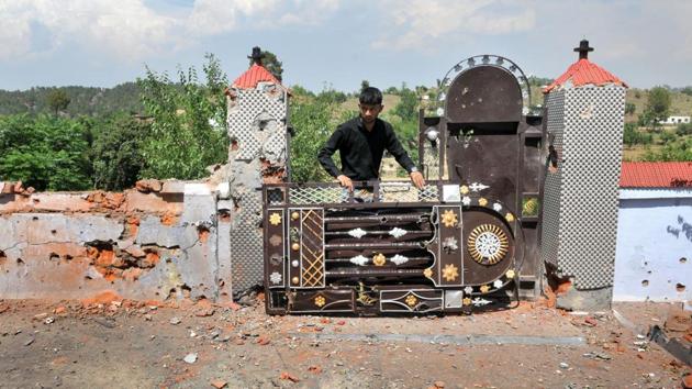 At least two civilians, including a minor girl, were killed as Pakistan pounded 35 villages and Indian posts with mortars. At least two civilians, including a minor girl, were killed as Pakistan pounded 35 villages and Indian posts with mortars.
