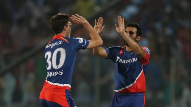 Pat Cummins got rid of Vishnu Vinod to give DD the advantage. (BCCI)