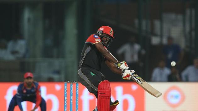 Chris Gayle played aggressively and neared a fifty and he got good company from Virat Kohli. (BCCI)